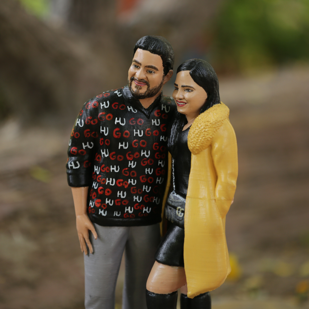3D Selfi - Personalised 3d Selfi Couple Vacation