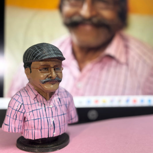 3d Miniature - Personalized Single Half Bust