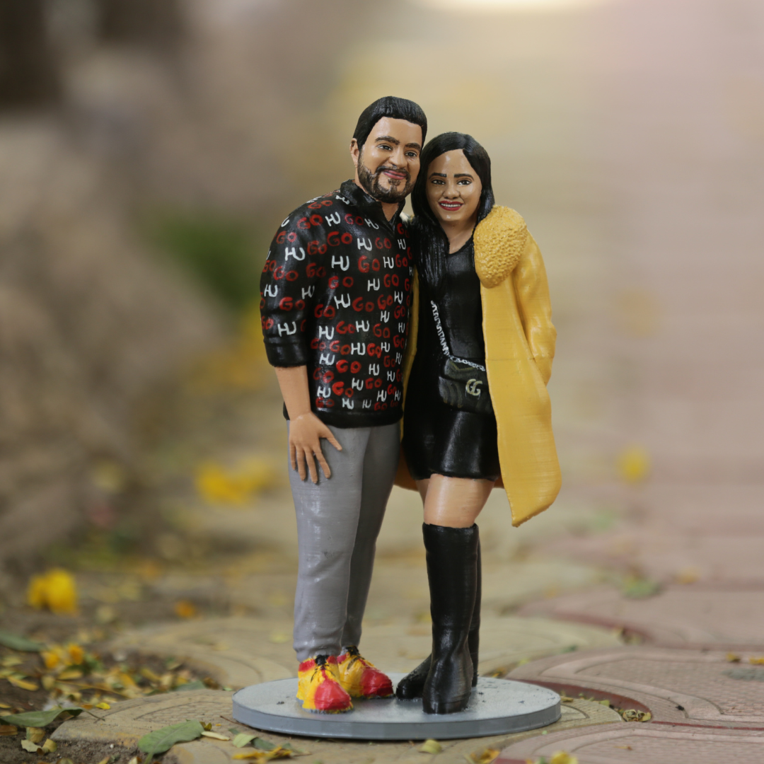 3D Selfi - Personalised 3d Selfi Couple Vacation