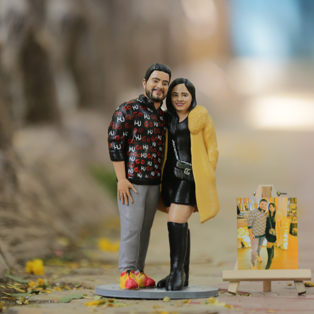 3D Selfi - Personalised 3d Selfi Couple Vacation