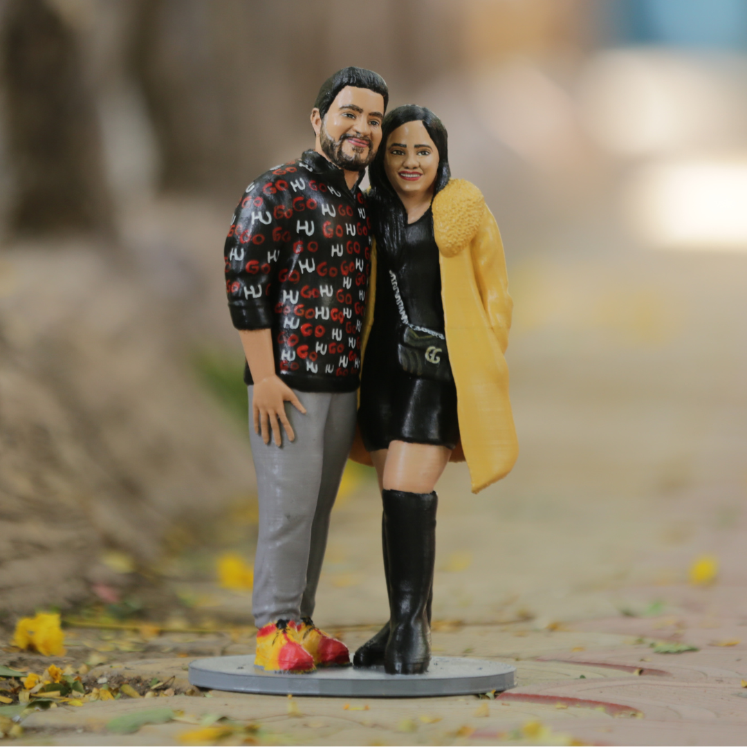 3D Selfi - Personalised 3d Selfi Couple Vacation