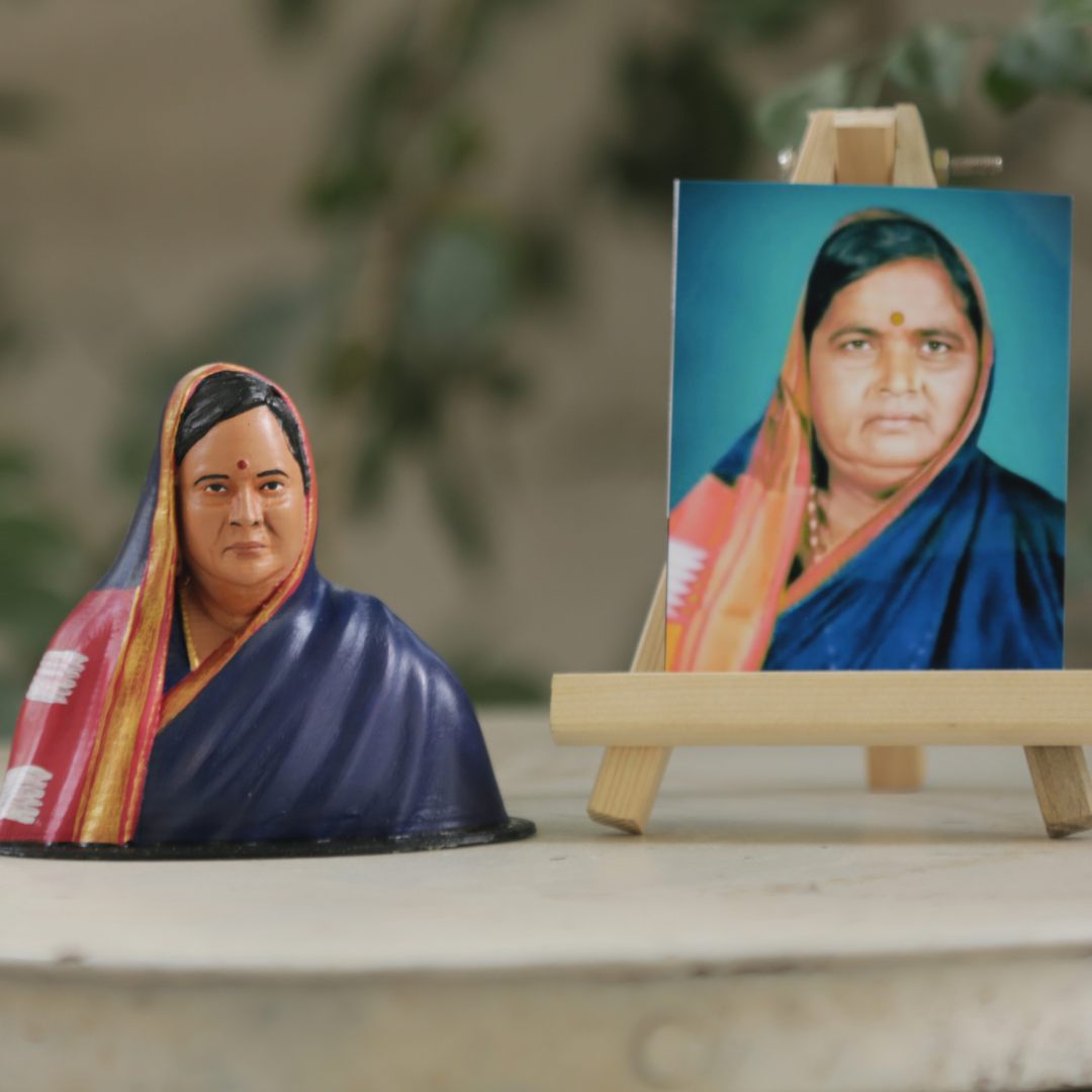 3d Miniature - Personalized Single Half Bust