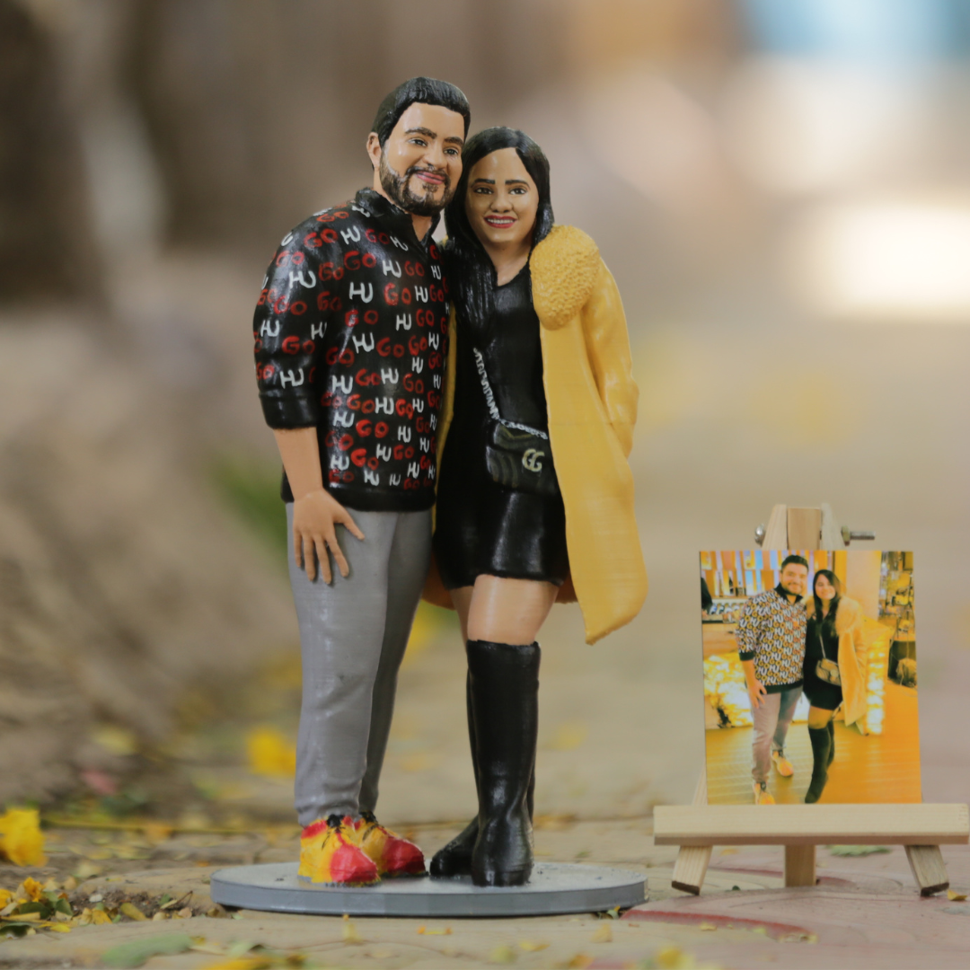 3D Selfi - Personalised 3d Selfi Couple Vacation