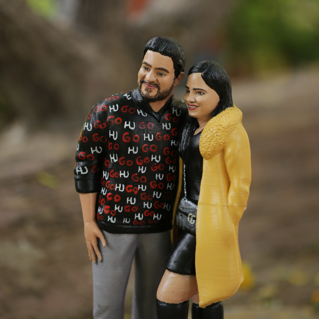 3D Selfi - Personalised 3d Selfi Couple Vacation