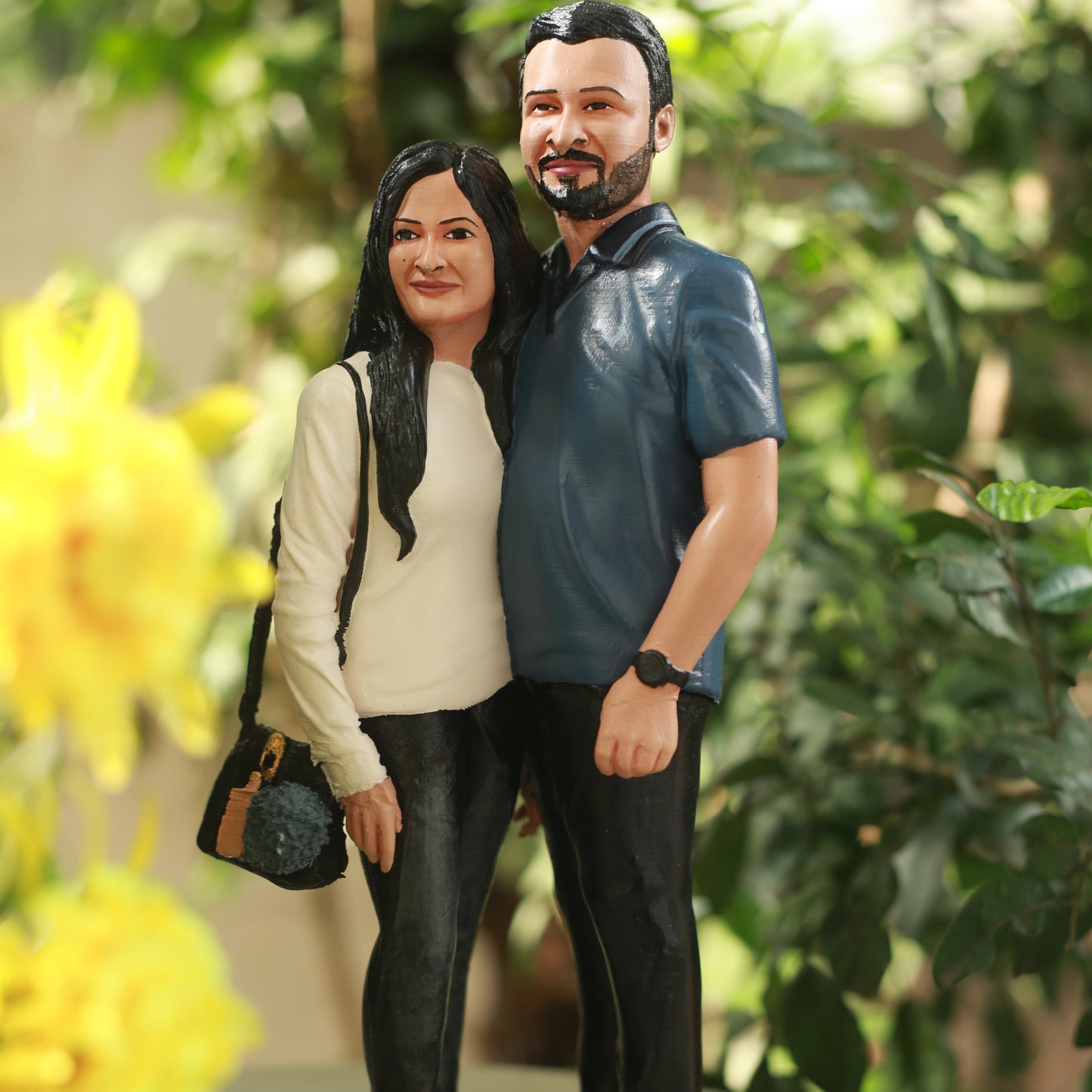 Personalised Couple Full body 3D Miniature - Best Anniversary Gift For Husband