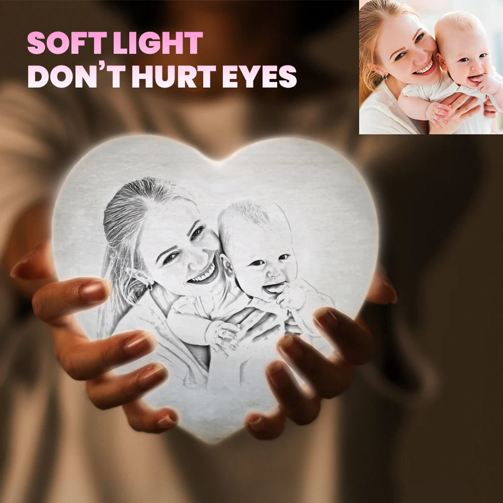 Personalized Heart Lamp