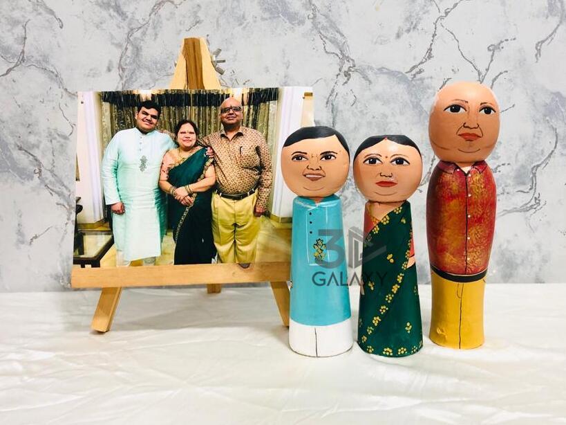 Personalized Midget Wooden Doll
