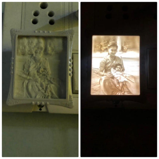 LITHOPHANE SOCKET - 3D Galaxy
