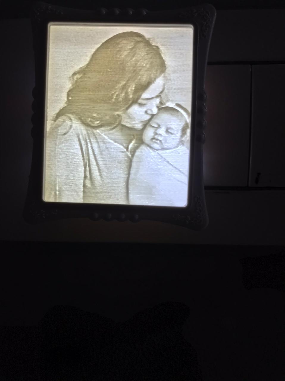 LITHOPHANE SOCKET - 3D Galaxy