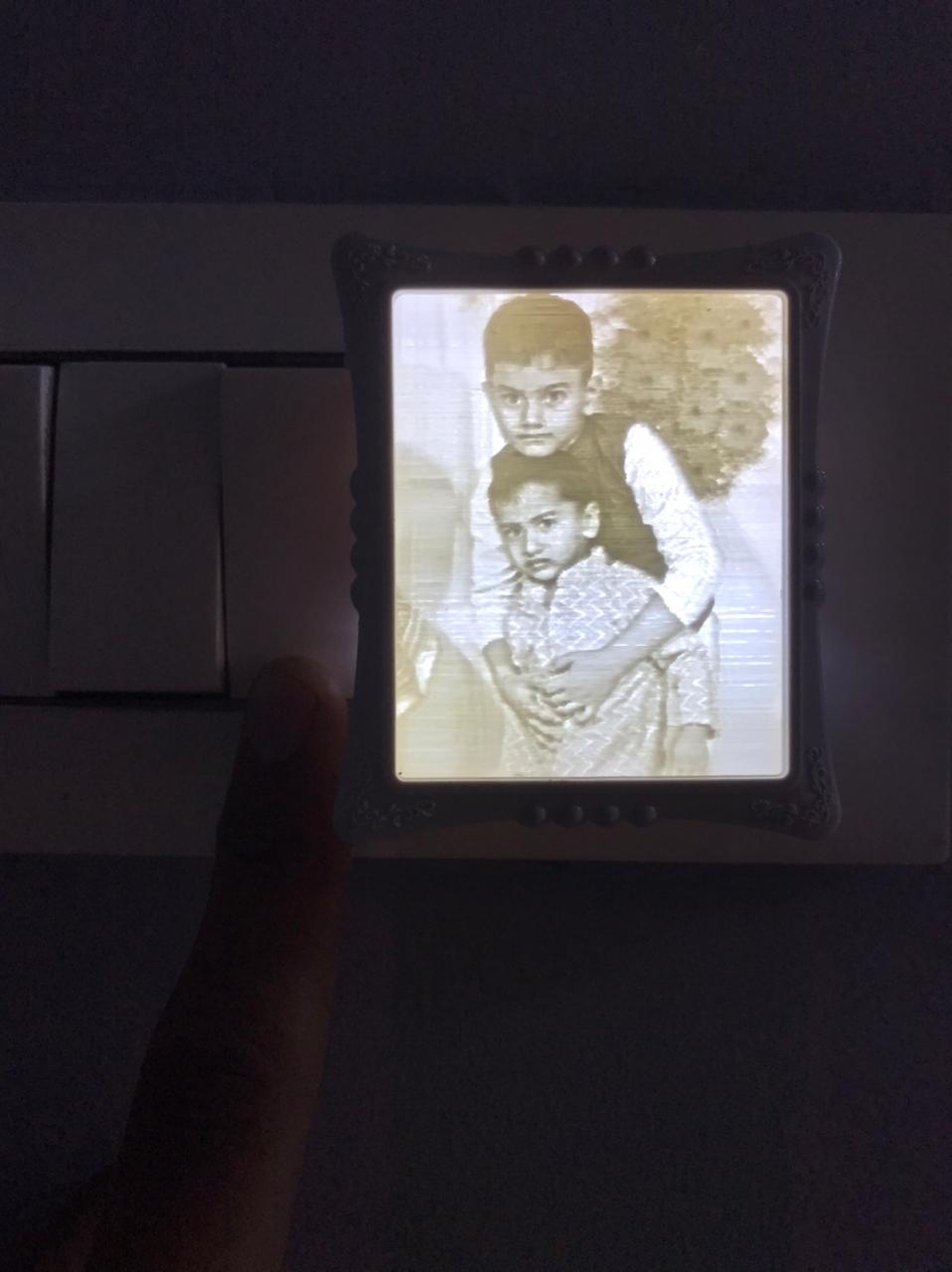 LITHOPHANE SOCKET - 3D Galaxy