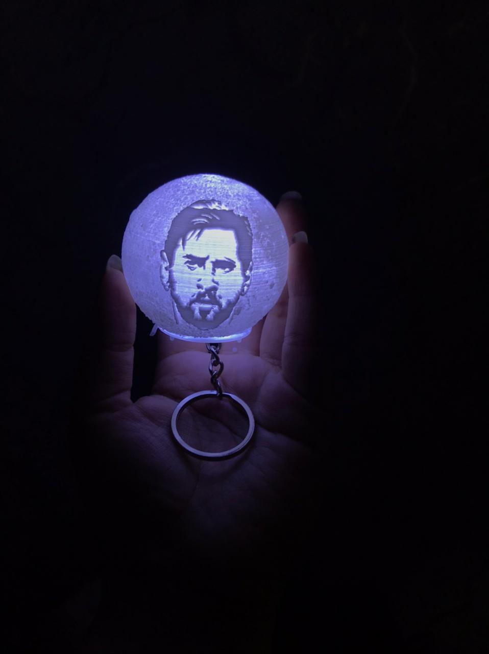 Gifts For Girlfriend - Personalized Mini 3D Moon Key-chain