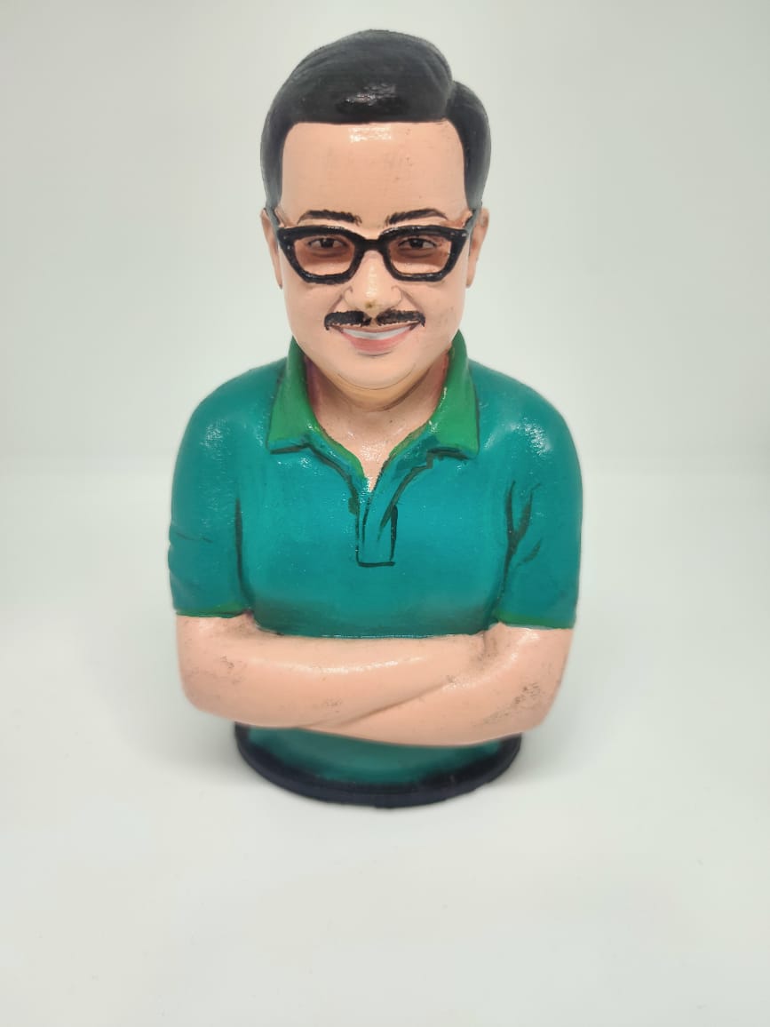 Personalized Single Half Bust 3d Miniature