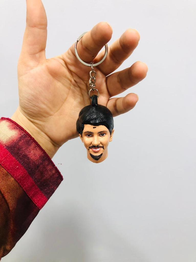 Face Keychain - 3D Galaxy