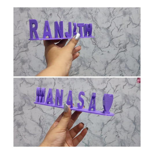 Customised Dual Name Table Top