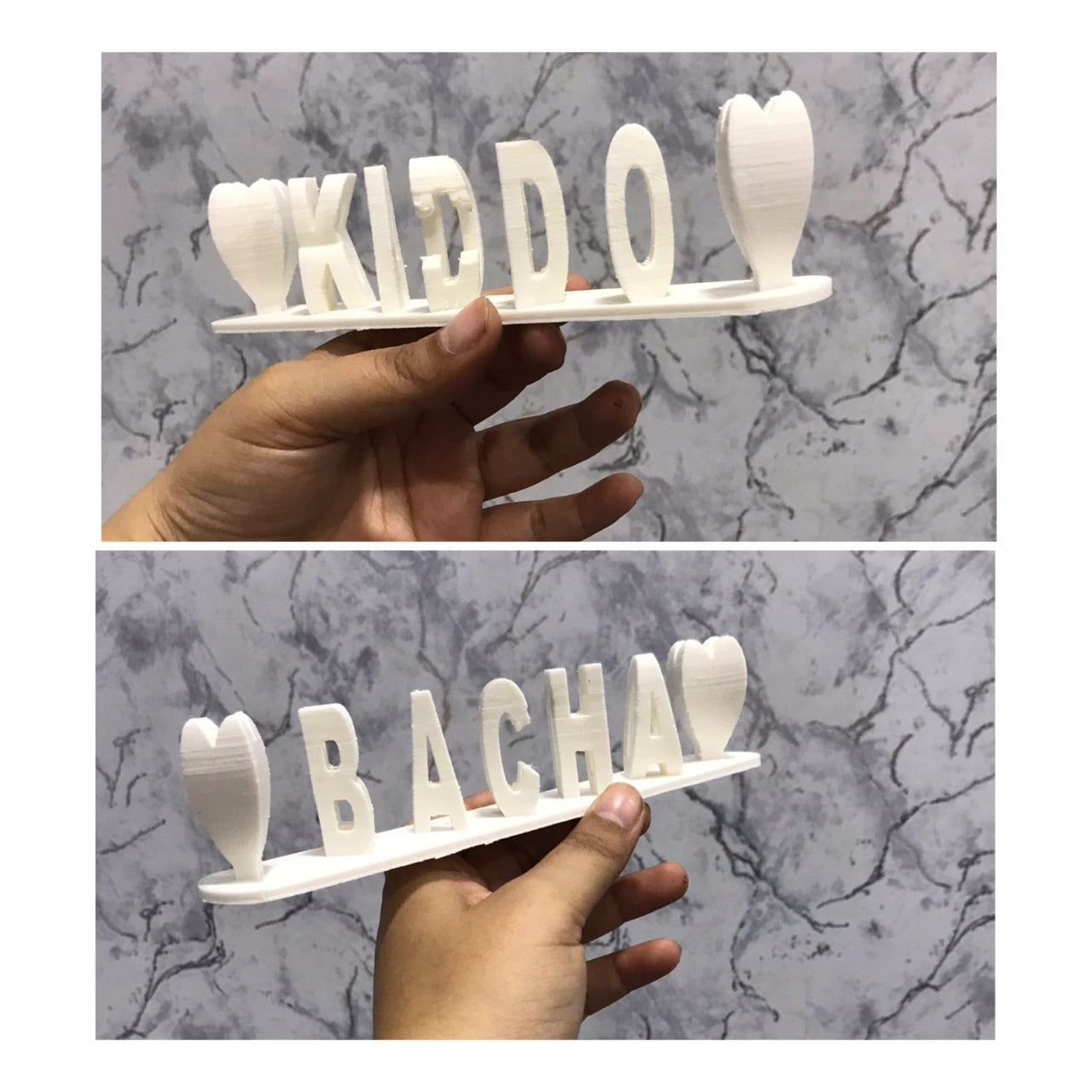 Customised Dual Name Table Top