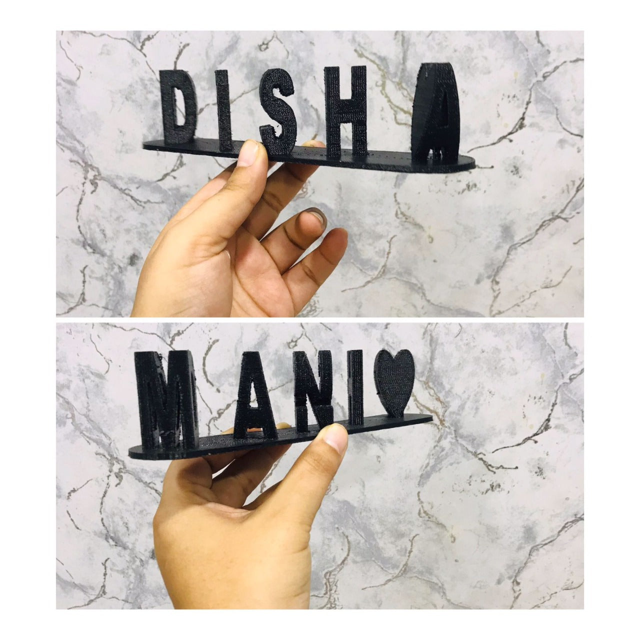 Customised Dual Name Table Top