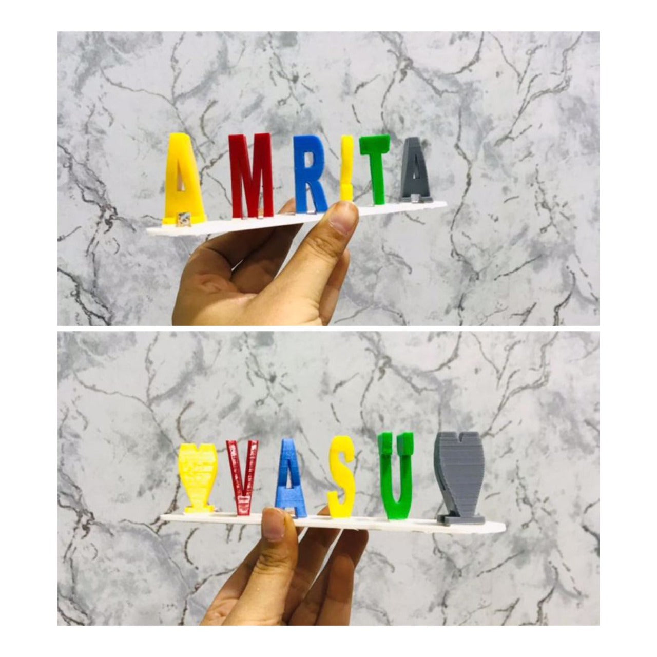 Customised Dual Name Table Top