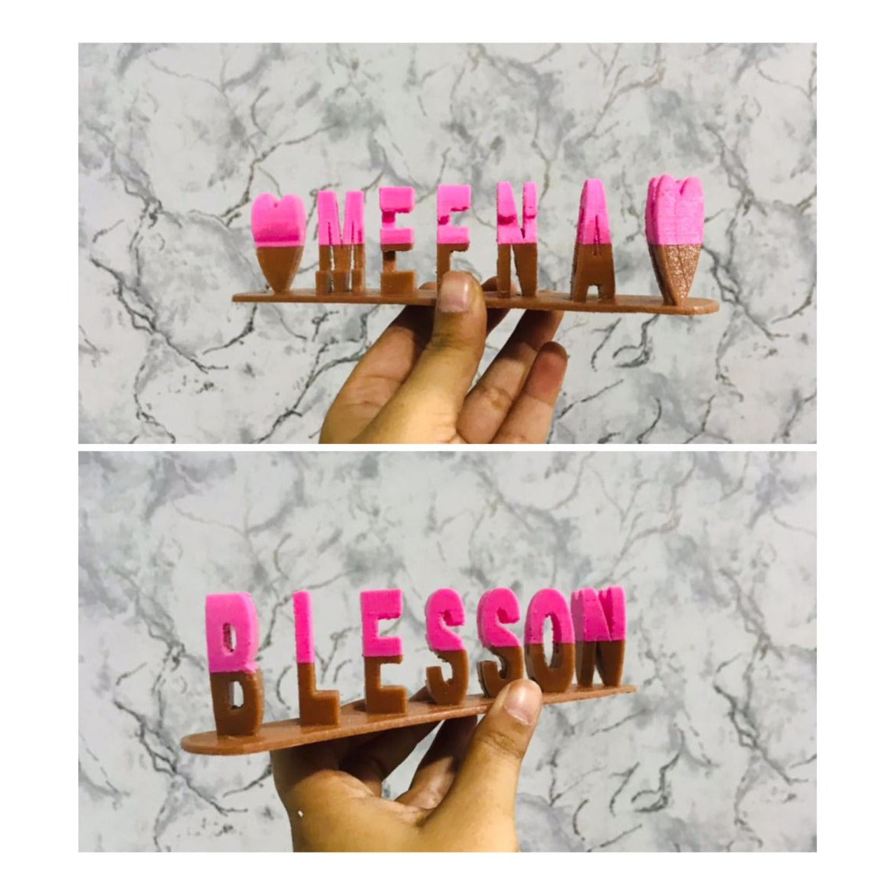Customised Dual Name Table Top
