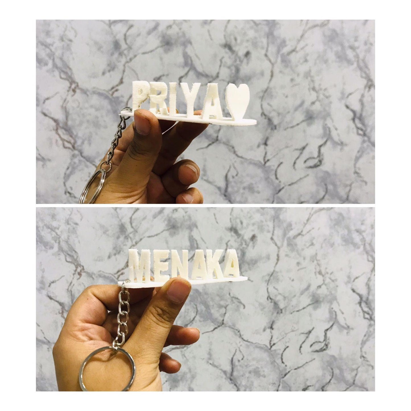 Keychain Flipname - 3D Galaxy