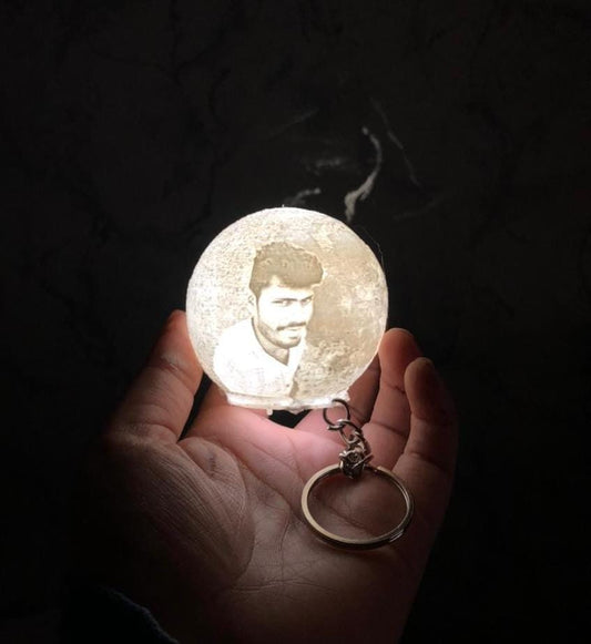 Gifts For Girlfriend - Personalized Mini 3D Moon Key-chain