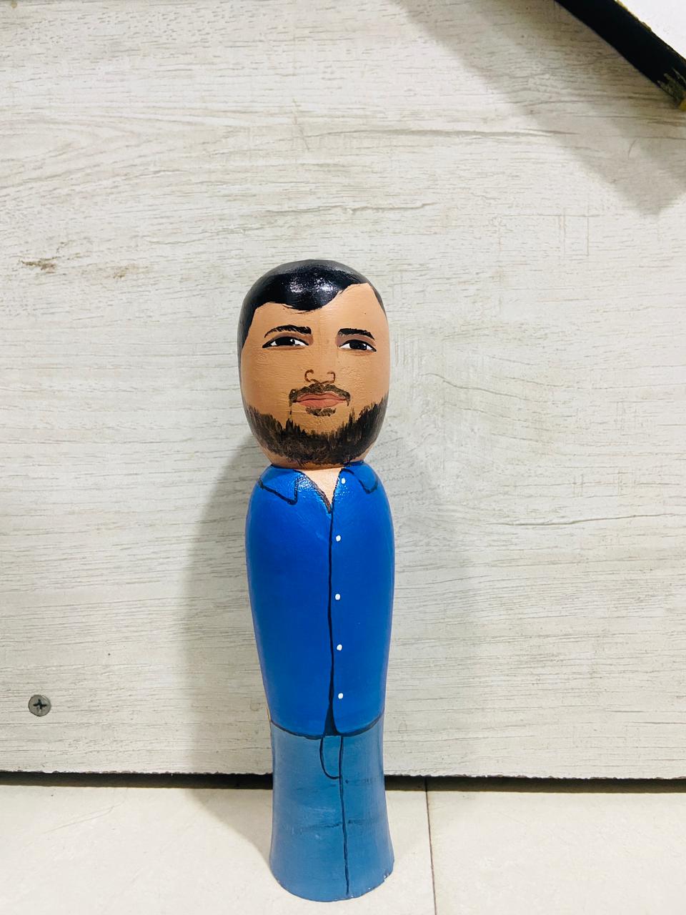 Personalized Midget Wooden Doll
