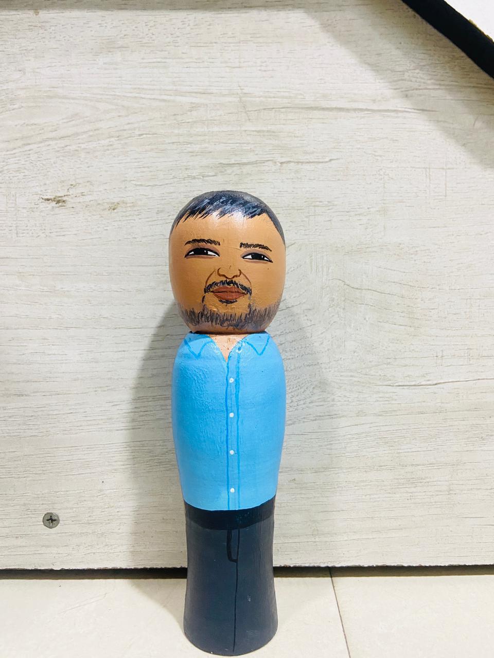 Personalized Midget Wooden Doll
