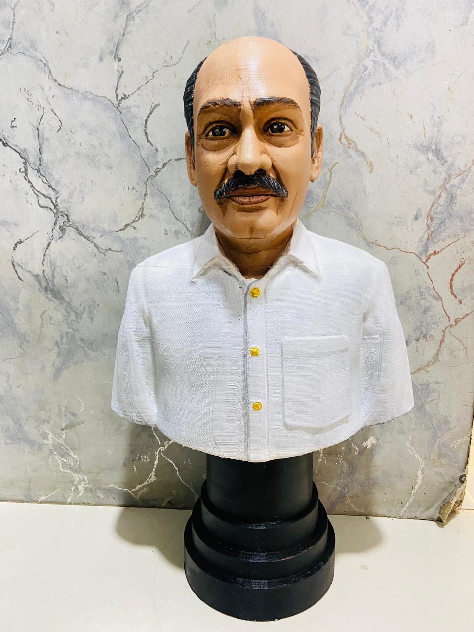 Personalized Single Half Bust 3d Miniature