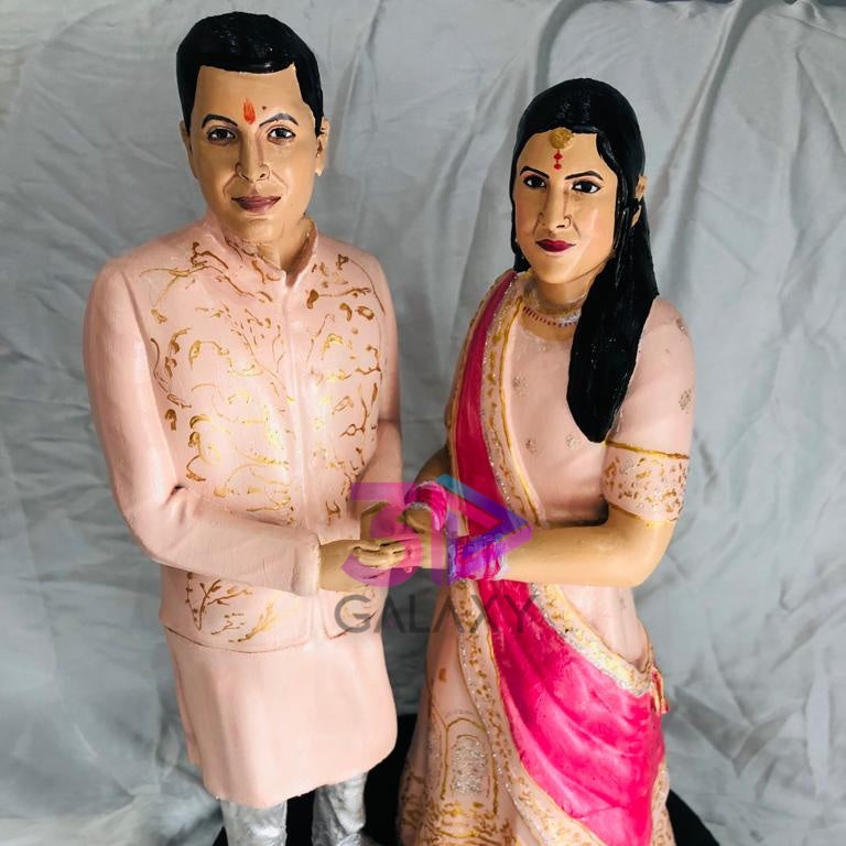 Personalised Couple Full body 3D Miniature - Best Anniversary Gift For Husband