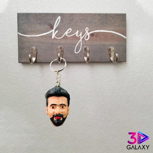 Face Keychain - 3D Galaxy