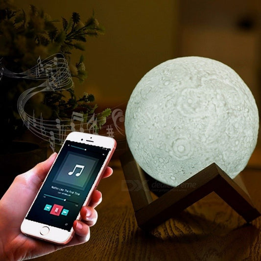 Personalized Bluetooth 3D Moon Wireless with Speaker