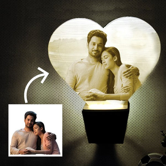 Personalized Heart Socket Night Lamp