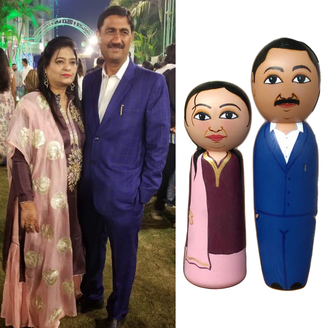 Personalized Midget Wooden Doll