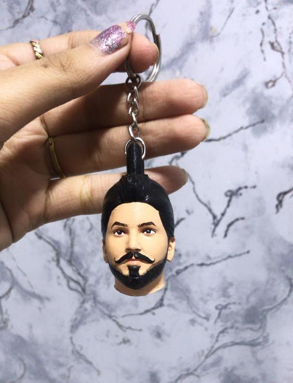 Face Keychain - 3D Galaxy