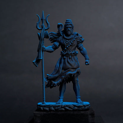 Shiva-The Protector Antique Gold