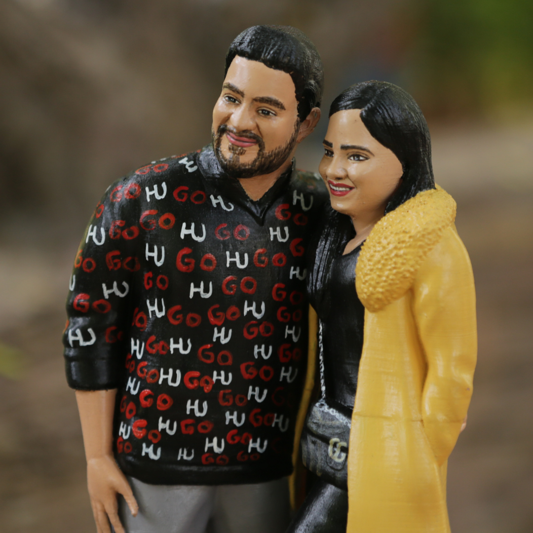 3D Selfi - Personalised 3d Selfi Couple Vacation