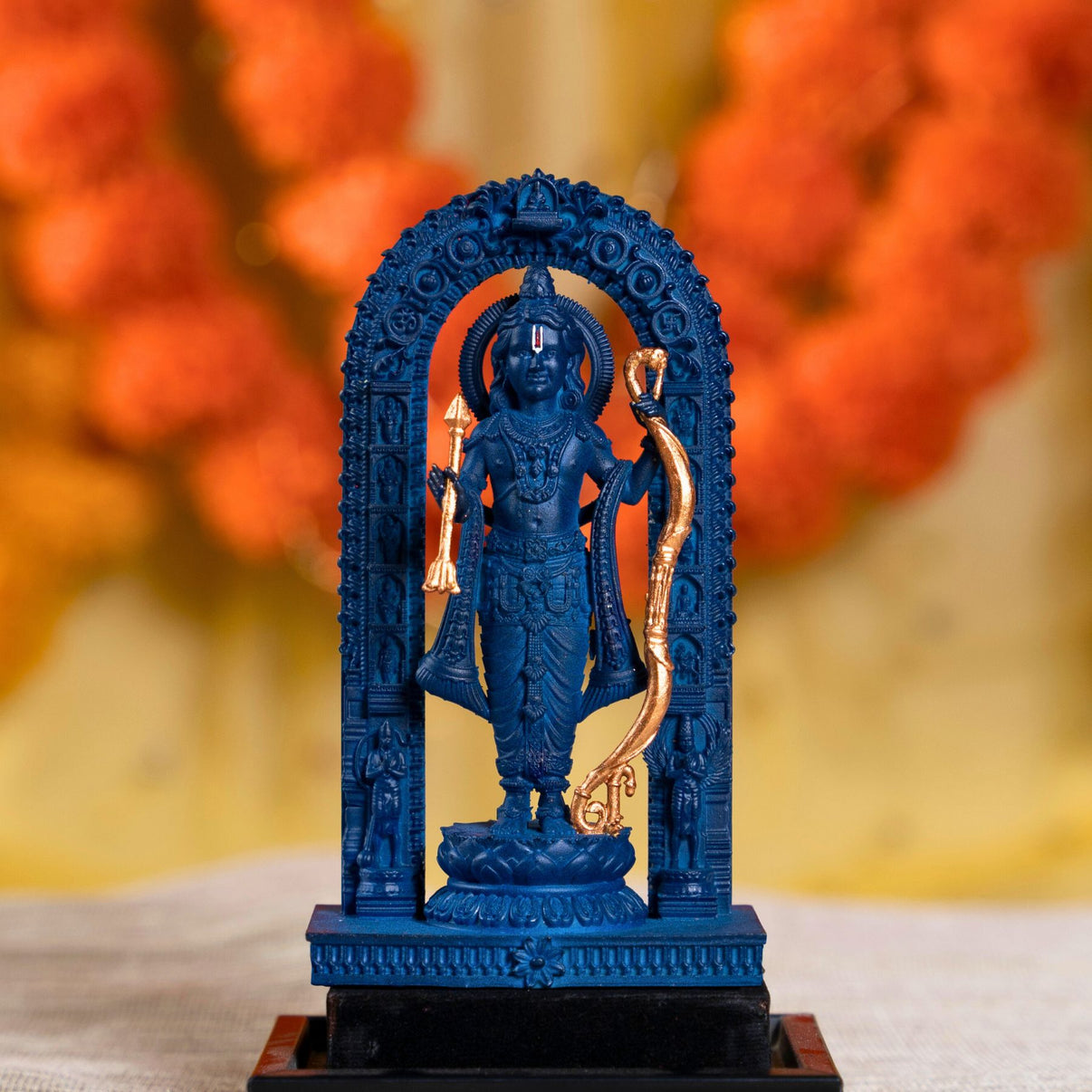 Ram Lalla Ayodhya Ram Mandir Murti Antique Blue