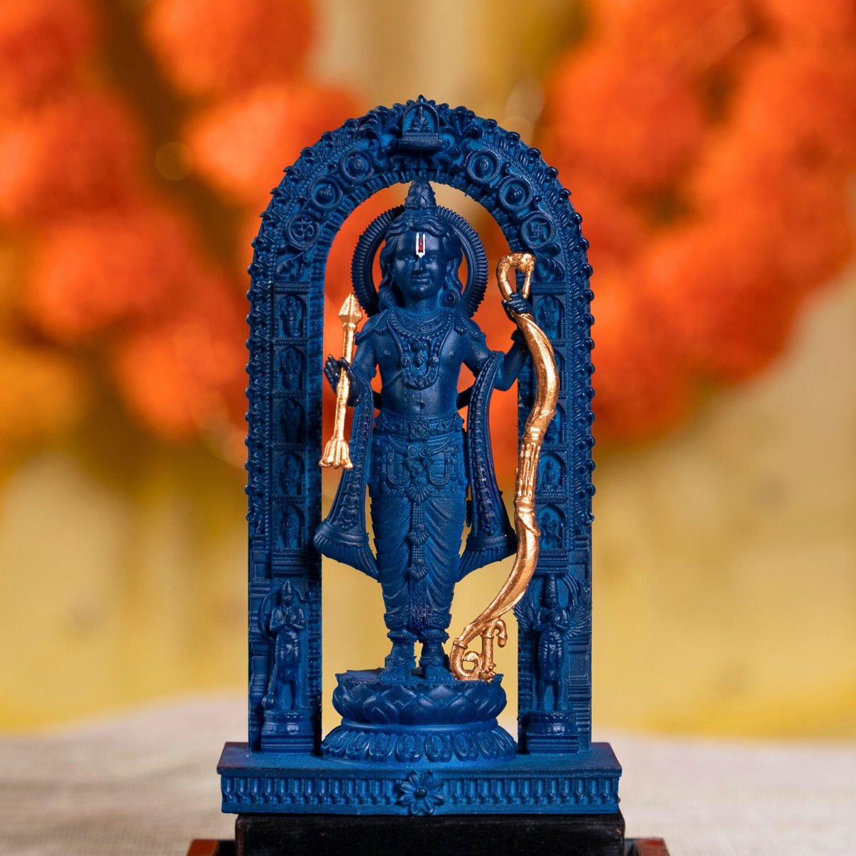 Ram Lalla Ayodhya Ram Mandir Murti Antique Blue