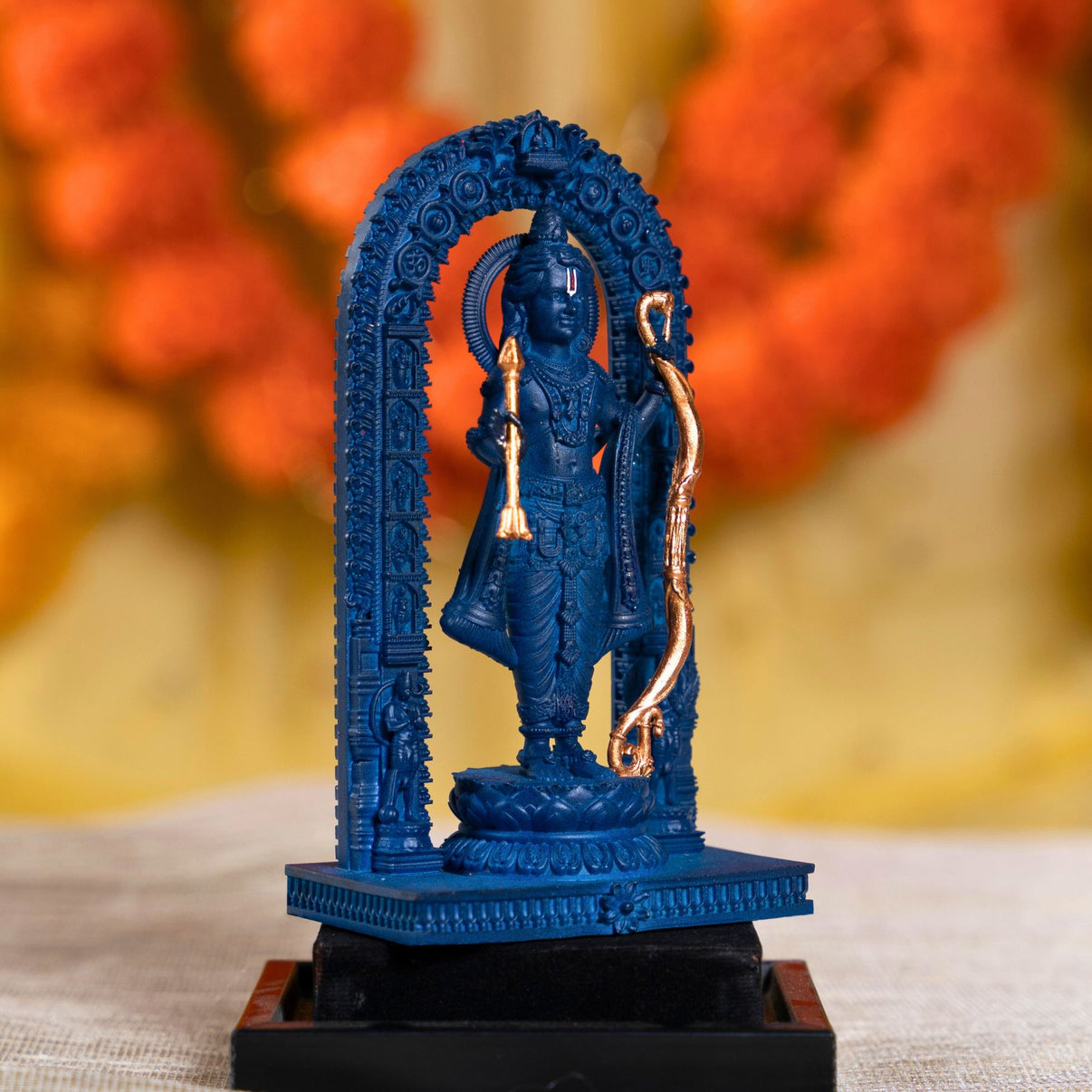 Ram Lalla Ayodhya Ram Mandir Murti Antique Blue