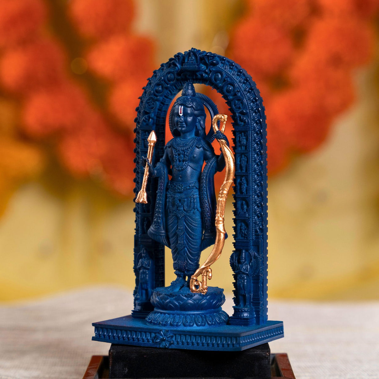 Ram Lalla Ayodhya Ram Mandir Murti Antique Blue