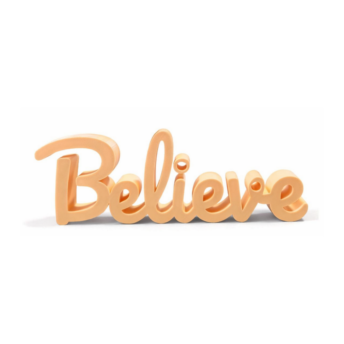 Believe Inspirational Decorative Tabletop Word Sign
