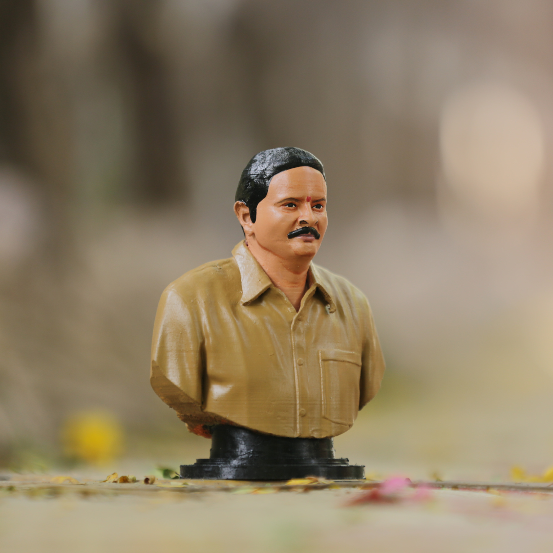 3d Miniature Single Half Bust - Best Gift For Fathers Birthday Gift