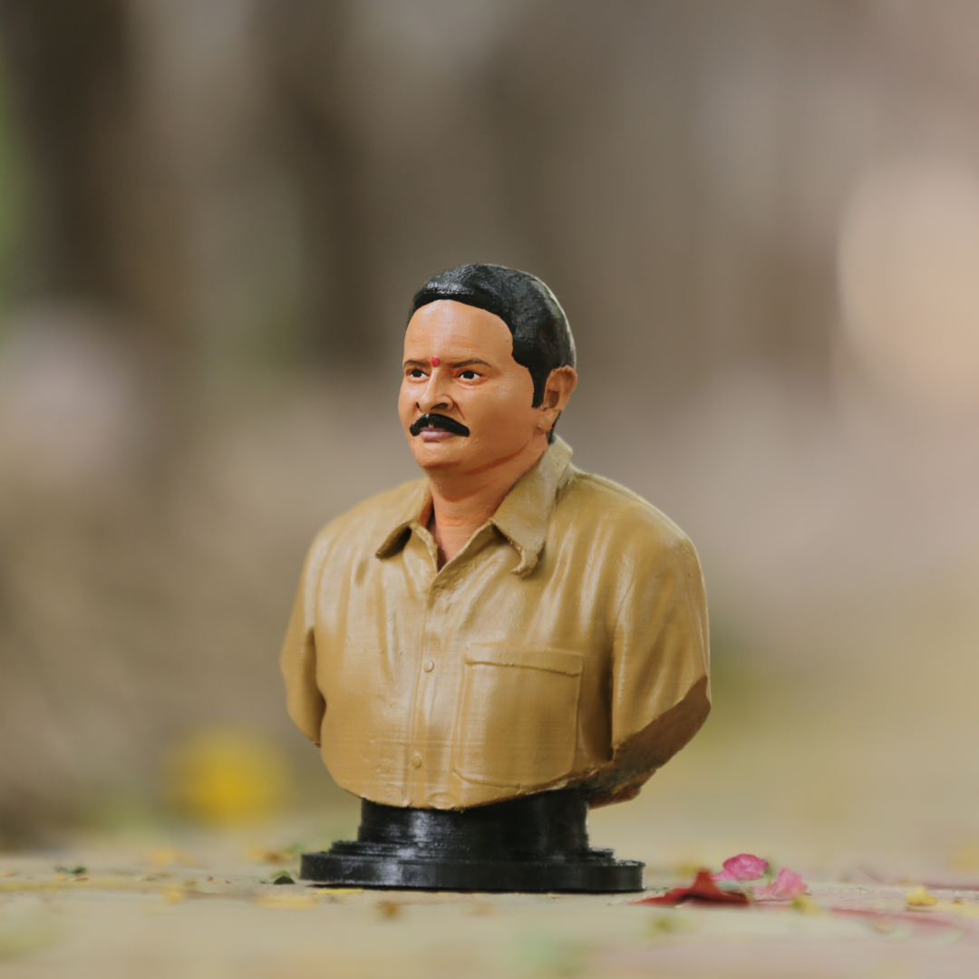 3d Miniature Single Half Bust - Best Gift For Fathers Birthday Gift