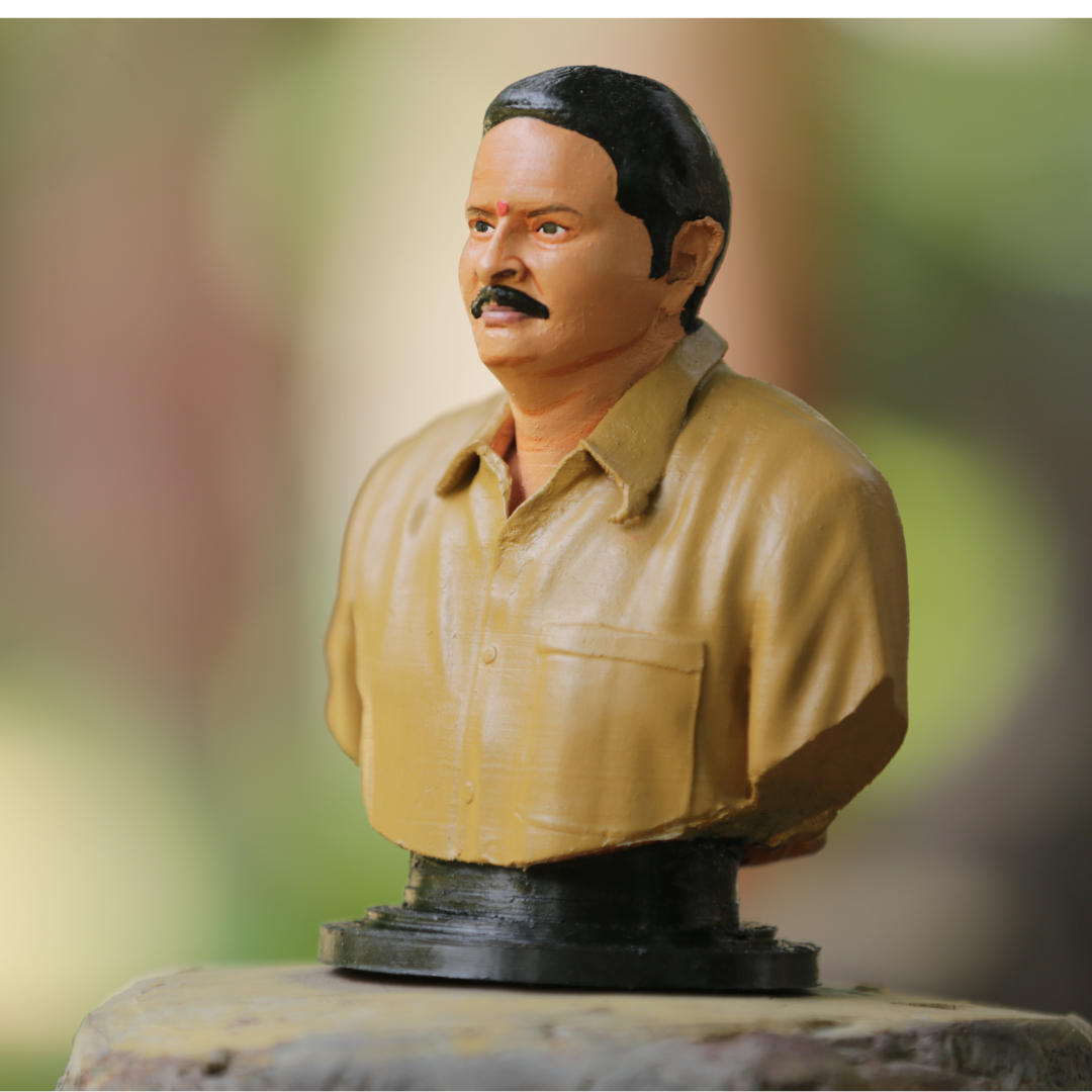 3d Miniature Single Half Bust - Best Gift For Fathers Birthday Gift