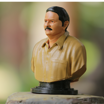 3d Miniature Single Half Bust - Best Gift For Fathers Birthday Gift