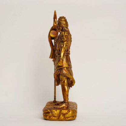 Shiva-The Protector Antique Gold