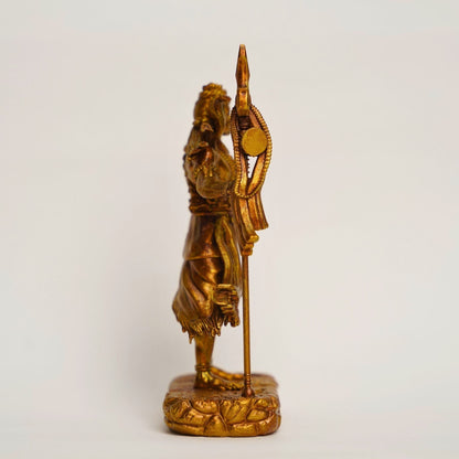 Shiva-The Protector Antique Gold