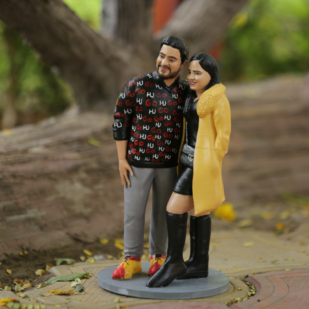 3D Selfi - Personalised 3d Selfi Couple Vacation