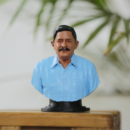 Best Gift For Father - 3d Miniature Single Half Bust