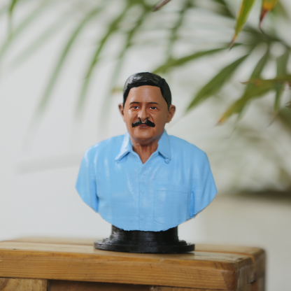 Best Gift For Father - 3d Miniature Single Half Bust