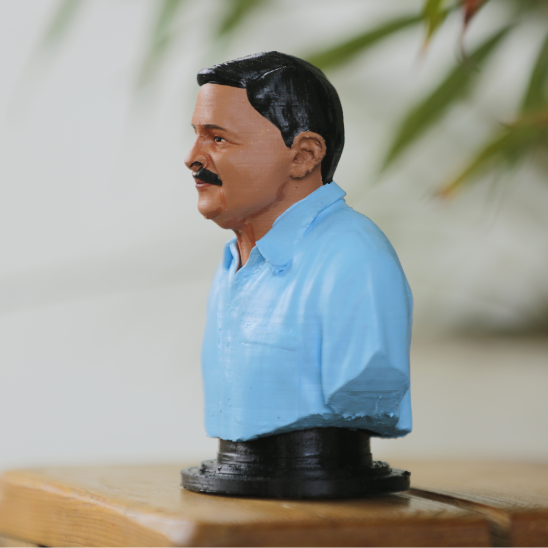 Best Gift For Father - 3d Miniature Single Half Bust